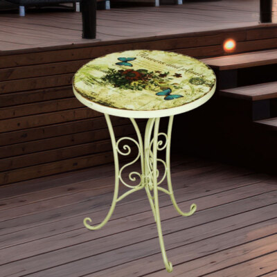 runde platzdeckchen 6er-Set Tischsets aus Naturfasern D. 35cm Jacinta Kunstfell braun 18mm |