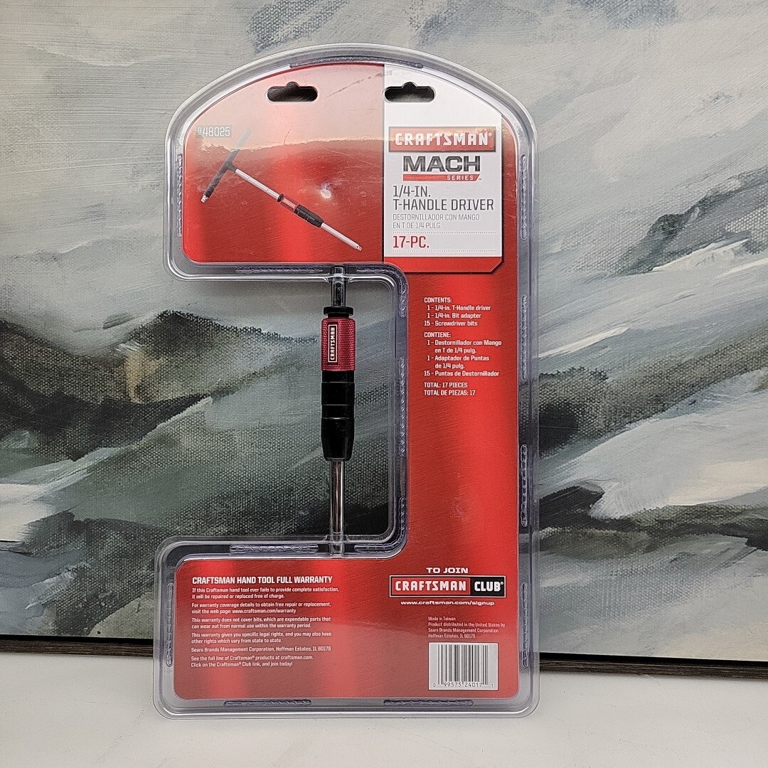 CRAFTSMAN MACH 948025 17 Pieces 1/4