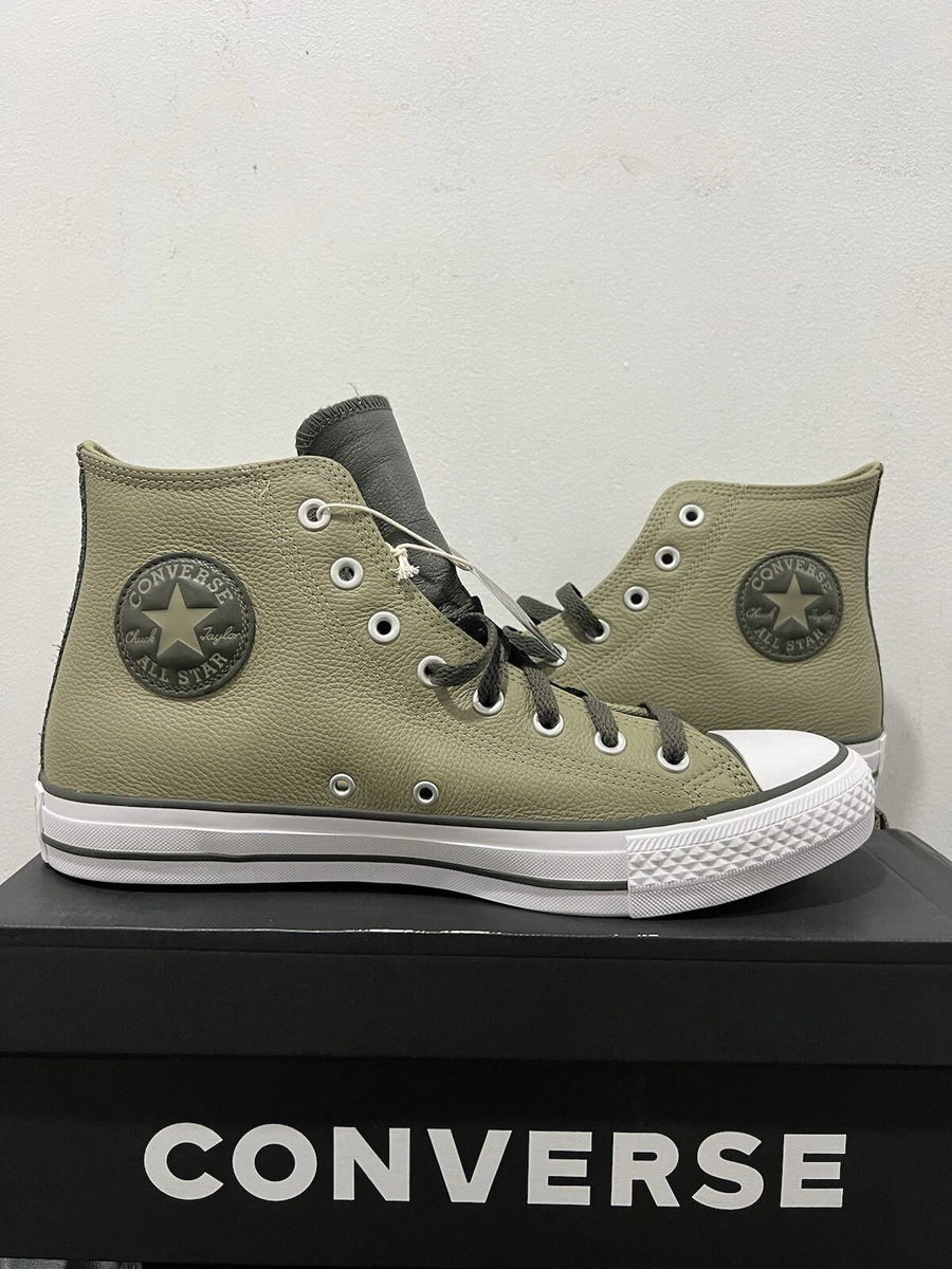 Converse Chuck Taylor All Star Leather High Cave Green for Sale