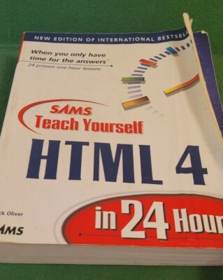 * Sams Teach Yourself HTML 4 in 24 Hours New Edition