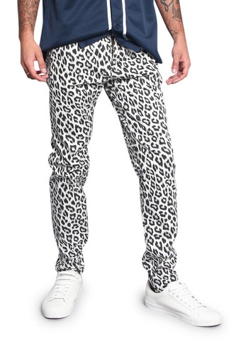 Rap Leopard Print Pants DL1237-BB8C 