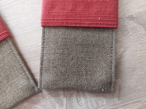 Soviet Old Military Epaulets Senior Sergeant. Army USSR. Soviet Union. # # - Picture 7 of 16