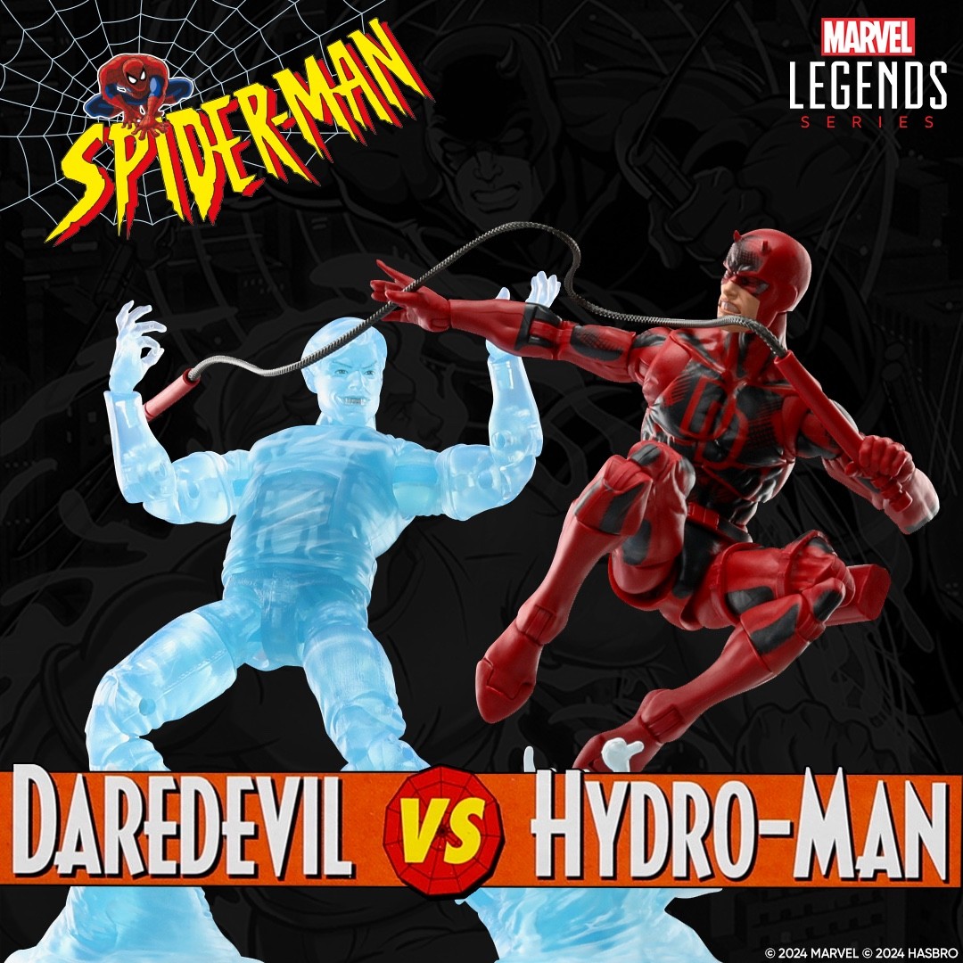 2024 Marvel Spider-Man Legends Animated VHS DAREDEVIL HYDRO-MAN 6