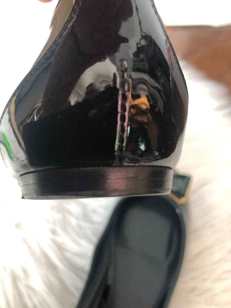 LOUIS VUITTON Heel Leather Pumps Olive Green EU 36 135321K Authentic thumbnail 6