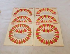 45 RPM 7" RECORD SLEEVES CO. SLEEVE 6 PACK SEE PHOTOS RCA/Victor Records SLV358 