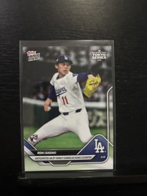 2025 Topps Now - Tokyo Series Roki Sasaki #3 /22456 (RC)