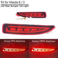 For Mazda 3 6 14-18 Reflector Led Rear Bumper Tail Light Driving Brake Turn Lamp For Mazda 3 6 14-18 Reflector Led Rear Bumper Tail Light Driving Brake Turn Lamp