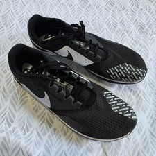Nike Zoom Rival 6 Cross Country Track Spikes Black White Size 7
