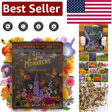 Eco-Friendly 100,000 Wildflower Seeds - Attract Monarchs & Hummingbirds!