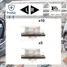 2x Fa1 Halteclip, Scheibeneinbau Links, Rechts für Ford TRANSIT Kasten TRANSIT