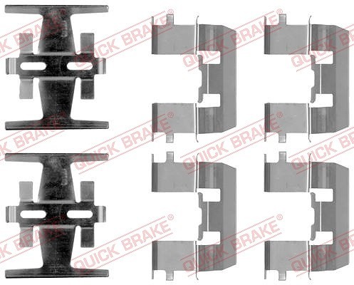 Quick Brake ZubehöRsatz, Scheibenbremsbelag Vorderachse U.A. FüR Honda, Rover-image