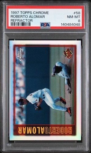 Roberto Alomar #58 1997 Topps Chrome card