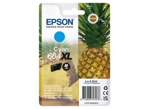 Epson 604XL Cyan Original cartouche d'encre haute capacité pour télétravail