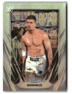2026 Topps Chrome WWE Grayson Waller Refractor WWE #137