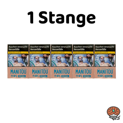 Manitou Organic Blend Original No. 6 Pink Zigaretten OP 10x20 Stück = 1 Stange