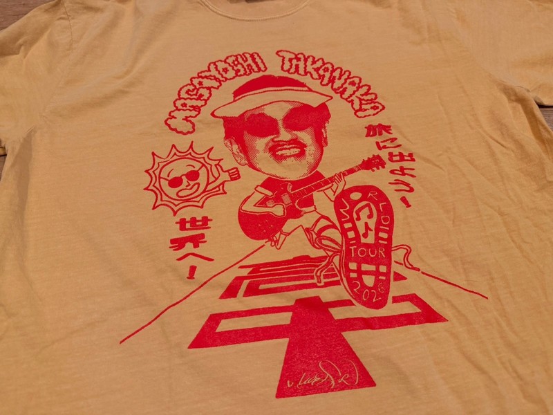 Official Super Masayoshi Takanaka World Tour Live 2026 T-shirt XL Yellow Japan