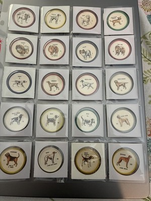 Potato chip Dog coins from 1960s