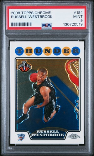Russell Westbrook #184 2008 Topps Chrome card