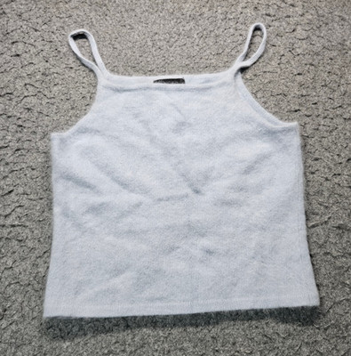 Xhilaration baby blue soft camisole Angora Rabbit Hair blend top women size XL