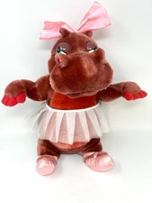 Disney Fantasia Hyacinth Hippo Ballerina Plush 1990's Rare Disneyland tag 16"