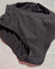 Capezio Black Dance Briefs Adult Medium new no tags
