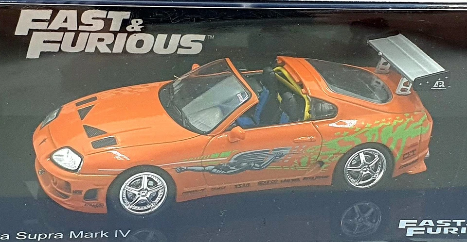 DeAgostini масштаб 1/43 F220CMC003 - быстрая и яростная Toyota Supra Mark IV оранжевая - Изображение 3 из 4