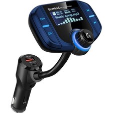 Bluetooth FM Transmitter Car Kit Wireless Radio Adapter Hands Free USB MP3