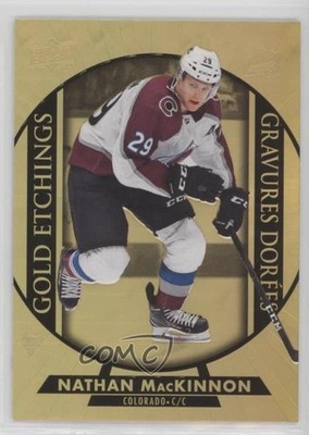 2020-21 Tim Hortons Collector's Series Gold Etchings Nathan MacKinnon #G-5 0i6