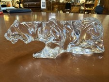 Signed Baccarat France Crystal Tiger Panther 6 Long