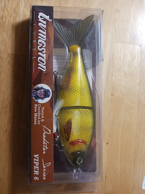 #ad Livingston Lures Preditor Series Viper 6 Natural Perch. New In Package $21.95