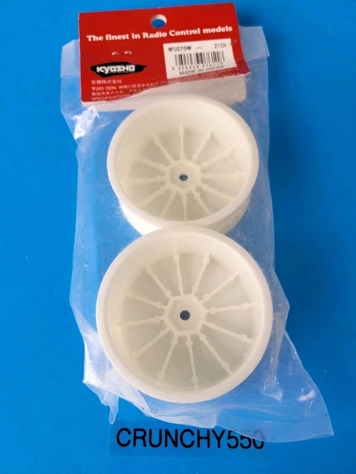 Kyosho W5029W Narrow Wheel Rim 56 Size White RC Part - Image 2 of 3