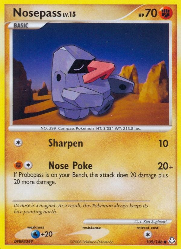 Pokemon Nosepass (109/165) Legends Awakened LP