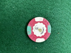 $5 Caesars Atlantic City Casino chip.