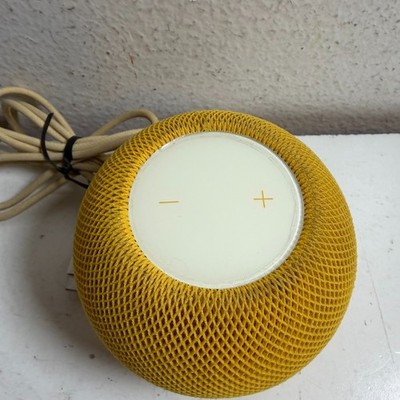 Apple HomePod Mini A2374 Yellow Bluetooth Integration Spherical