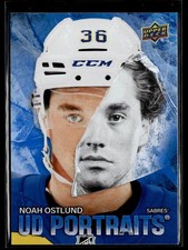 2025-26 Upper Deck Series 1 UD Portraits #P-9 Noah Ostlund