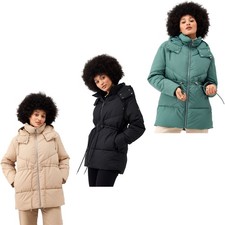 Regatta Womens Rurie Baffled Water Repellent Padded Jacket Coat