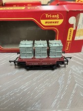 TRI-ANG HORNBY R.340 CONTAINER WAGON – OO/HO GAUGE – BOXED – VINTAGE