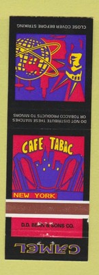 Matchbook Cover - Cafe Tabac New York City Camel Cigarettes