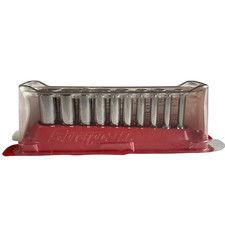 Snap-on 110STMY Deep SAE 1/4 inch drive Socket Set + Magnetic Red Tray Mechanic