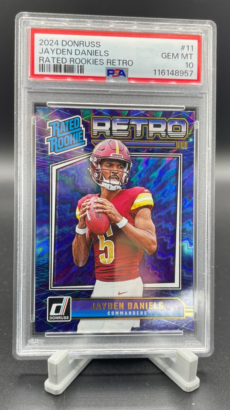 2024 Panini Donruss - Jayden Daniels - Retro Rated Rookies 11 (RC) PSA 10 GEM 💎