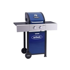Image of Outback OUT371167 Mercury 2 Burner Gas BBQ - Blue Out371167