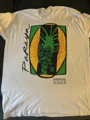 VTG Gravity Graphics Papaya Shirt  XXL 2 XL Fruit 90s You Are What You Eat