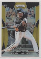 2019 Panini Prizm Tier III Gold Prizm 9/10 Abiatal Avelino #231 0b0