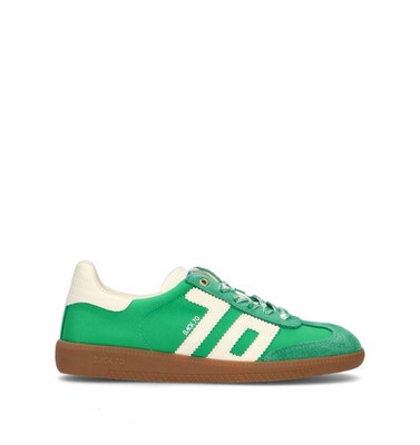 Back 70 Damen Sneaker Grün Naturleder, Stoff 108007-000030-GRE-A115838