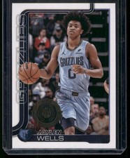 #183 2025-26 Topps Jaylen Wells ALL ROOKIE TEAM Memphis Grizzlies