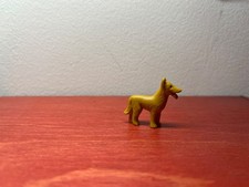 Schleich Mini 10009 Schäferhund Orange Tier Rar Vintage - weich 