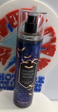 BATH  BODY WORKS WICKED VANILLA WOODS FINE FRAGRANCE MIST SPRAY 98 FULL 8oz