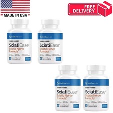 4 Pack Sciatic Nerve Support for Sciatica Pain Relief  Nerve Comfort, 120 Cap