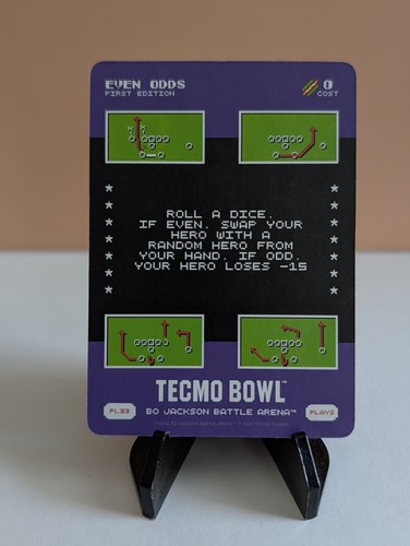2026 Bo Jackson Battle Arena Tecmo Bowl Play #PL33 Even Odds
