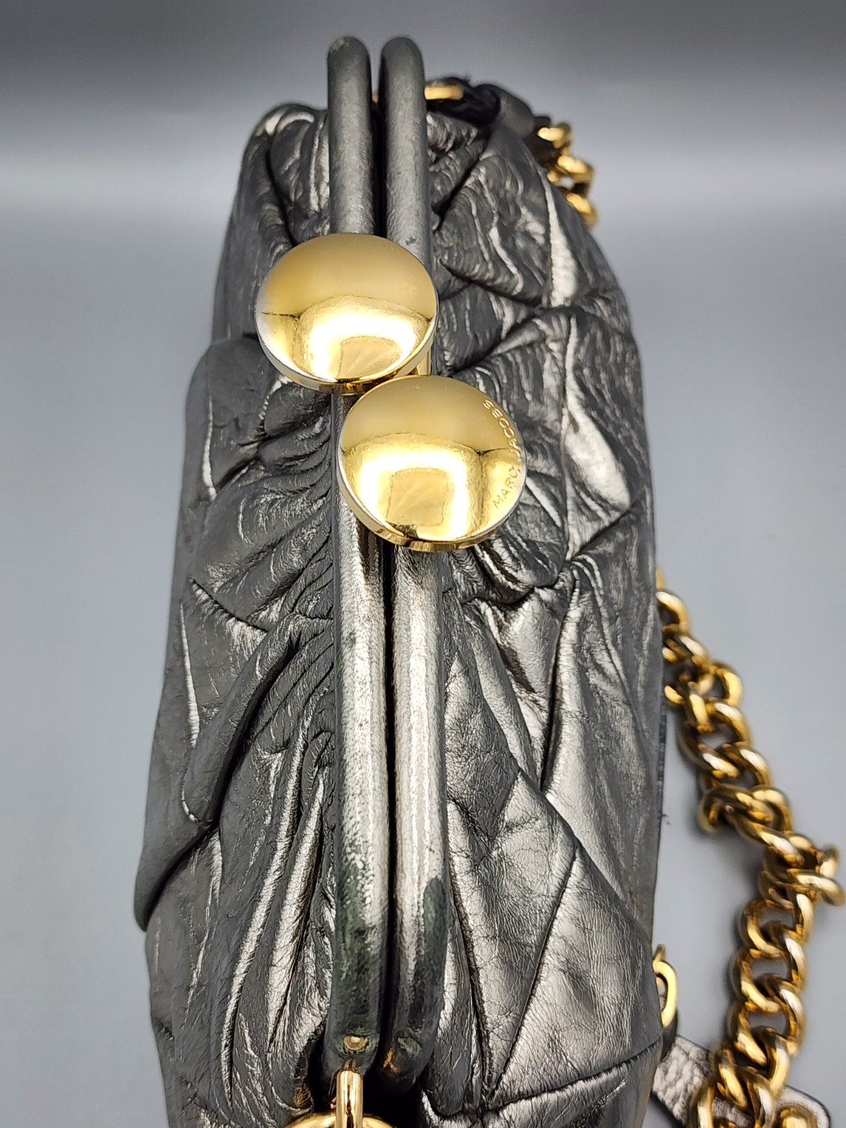 MARC JACOBS Collection Patchwork Metallic Leather… - image 9